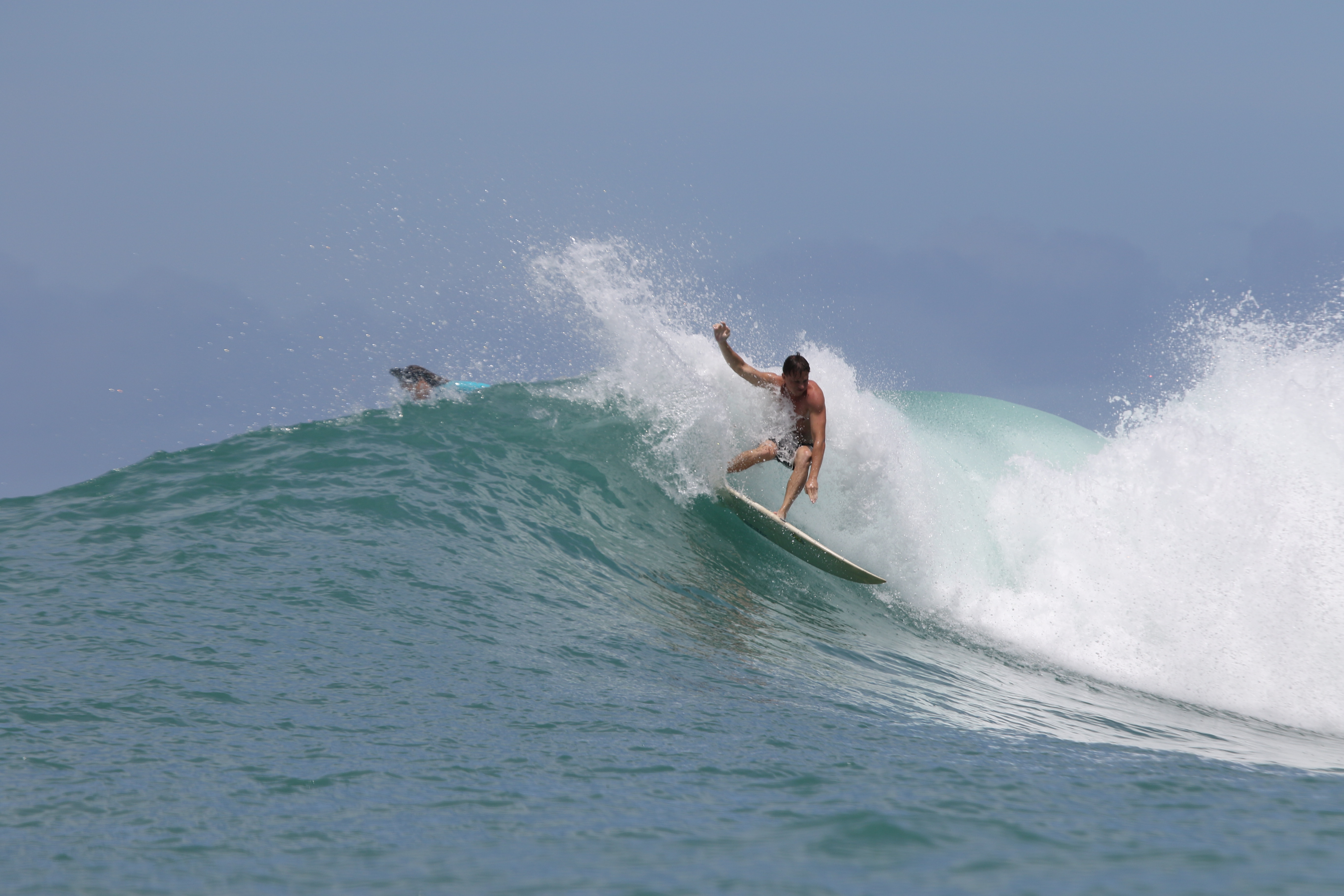 Surfing in Sumatra